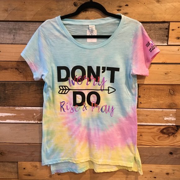 Tie Dye Graphic Tee Shirt, Multi colored, size L & XL - Picture 4 of 4